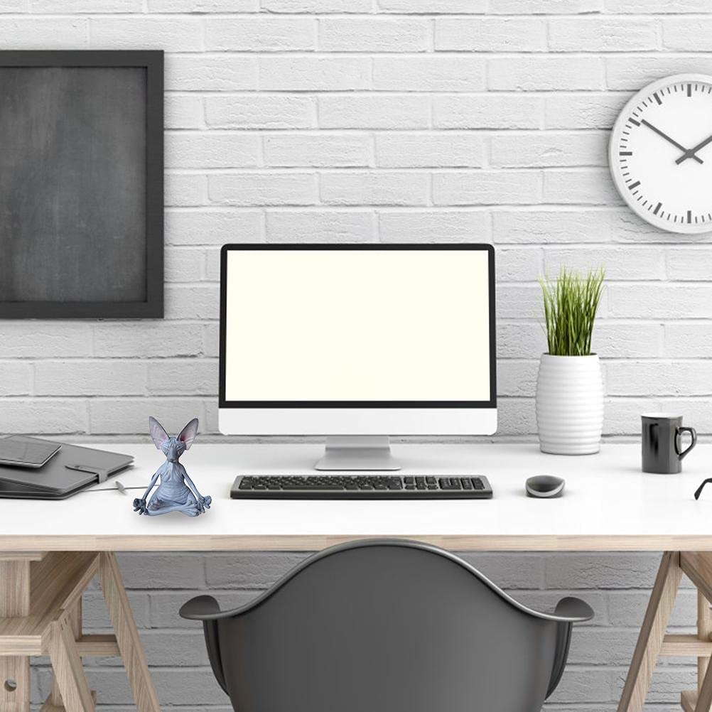 Meditating Sphynx Cat Figurine